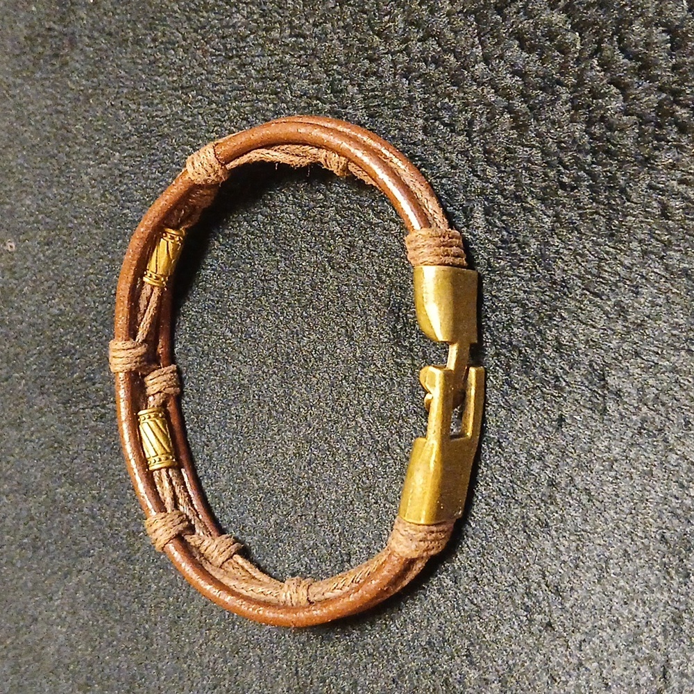 Style Men's Vintage Leather Bracelet